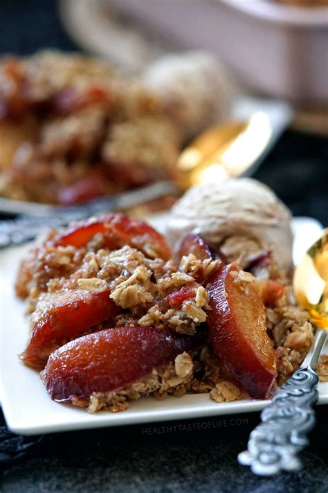 apple-plum-crumble-with-oats | Healthy Taste Of Life