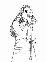Miley Cyrus coloring Pages sketch template