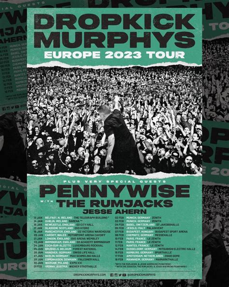 Concert Dropkick Murphys - 10/02/2023 - Paris - Zenith - France