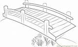 Bridge Scenes Coloring Pages  Drawing Detailed sketch template