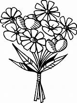 Flower Bouquet coloring pages  Printable sketch template