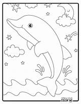 Dolphin Coloring Pages Free PDF Printables  Simply Love sketch template