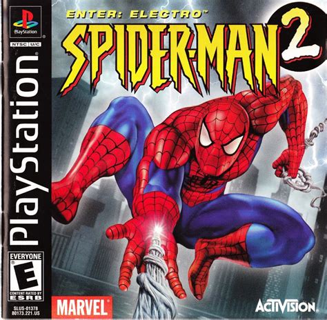 Spider-Man 2: Enter: Electro (2001) PlayStation box cover art - MobyGames