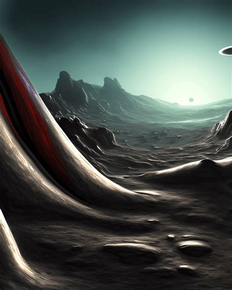 Alien Planet Monument Landscape 3D HD Digital Painting 8K · Creative Fabrica