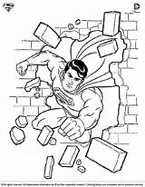 Superman Lego Coloring Page sketch template