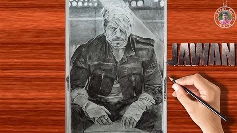 JAWAN Movie Pencil Sketch SRK Sir ( M Kesav Arts ) - YouTube