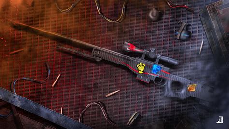 AWP Redline created by Avgustin | CSGO Wallpapers | Wallpaper, Guns ...