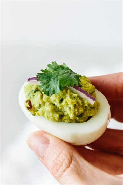 Avocado Deviled Eggs | Downshiftology