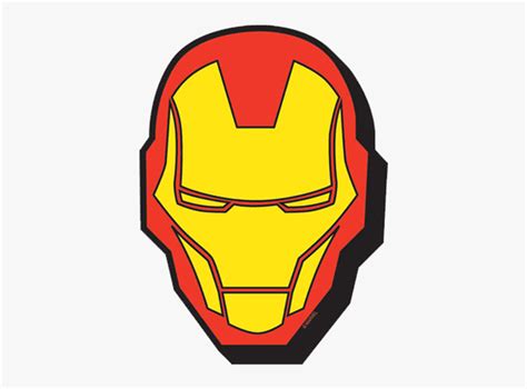 Ironman Clipart Head - Iron Man Helmet Cartoon, HD Png Download ...