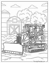 Bulldozer Coloring Dozer Pages Dessin Drawing Colorier Coloriage Sheets  sketch template
