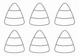 Candy Corn Template Holiday Seasonal Art Pinterest Sketch Coloring Page sketch template