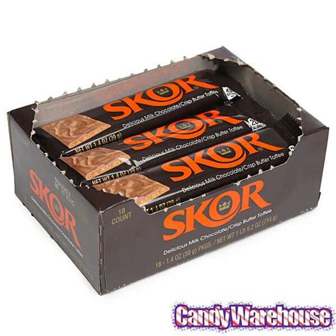 Skor Candy Bars: 18-Piece Box | Candy Warehouse