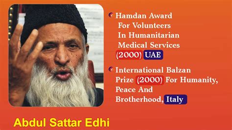 Biography of Abdul sattar edhi - YouTube