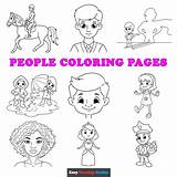 Free Printable People Coloring Pages For Kids sketch template