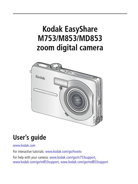 Kodak Camera Manual | PDF | Zoom Lens | Digital Camera Modes