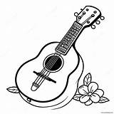 Cute Cartoon Mandolin Coloring Page 33074 26154 sketch template