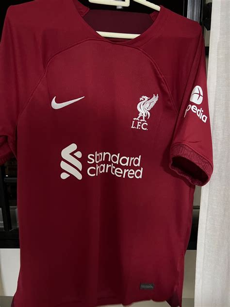 Liverpool home Jersey. 2022-2023, Men's Fashion, Activewear on Carousell