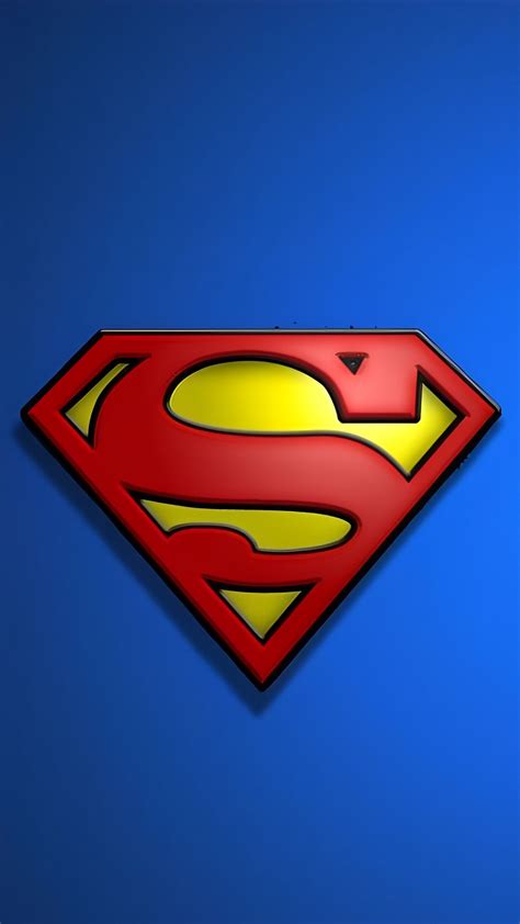 Man Of Steel Logo Wallpaper For Iphone