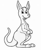 Kangaroo Coloring Pages  Free Printable Coloring Kangaroo sketch template