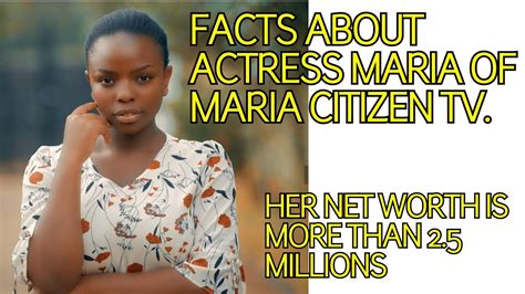 FACTS ABOUT ACTRESS MARIA OF MARIA CITIZEN TV || YASMIN SAID || MARIA CITIZEN TV TODAY'S EPISODE ...