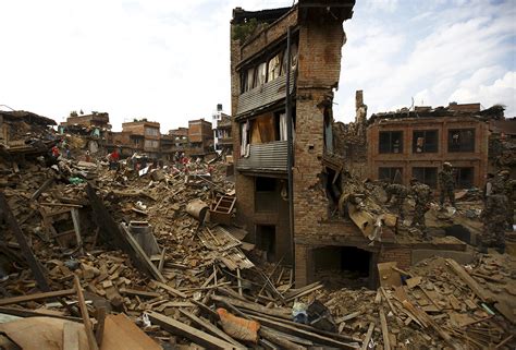 Nepal earthquake anniversary: Photos show scale of devastation in ...