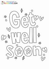 Get Well Soon Coloring Pages sketch template