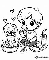 30 Free Healthy Food Coloring Pages – The Color Cove sketch template