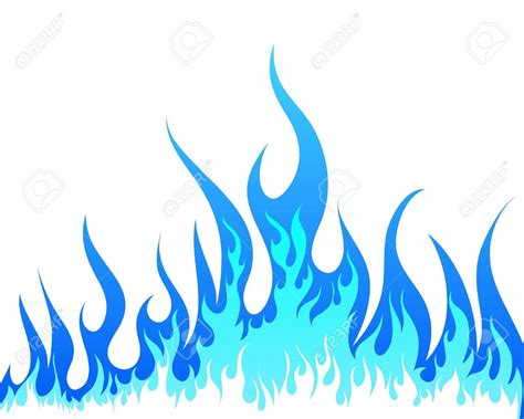 Blue Flame Clipart | Free download on ClipArtMag