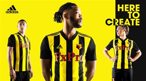 Watford FC 2018/19 adidas Home Kit – FOOTBALL FASHION.ORG