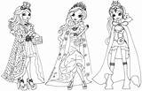 Coloring Pages Ever After High sketch template