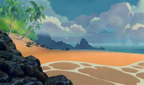 Lilo and Stitch beach background by jurassicdinodrew on DeviantArt