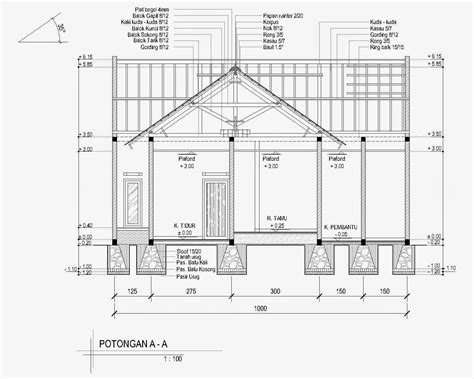 Cara Membuat Potongan Rumah 2 Lantai Di Autocad Student - IMAGESEE