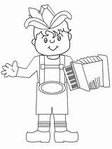 Printable Lederhosen Germany Coloring Pages  Coloringpagebookcom sketch template