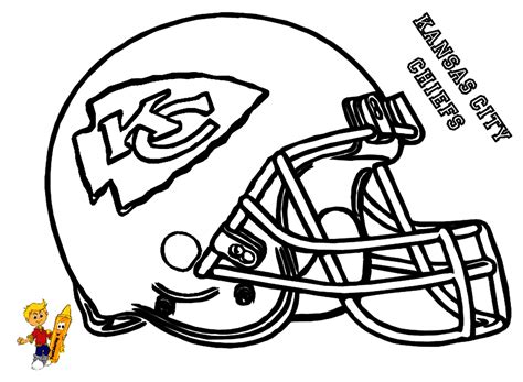 Printable Kansas City Chiefs Helmet Coloring Page - Free Printable ...