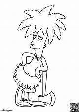 Sideshow Bob Livro De Colorir Os Simpsons  Coloringscc sketch template