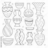 Indian Pottery Coloring Pages sketch template