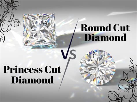 Princess Cut Vs. Round Cut Diamonds | Angel Alchemy