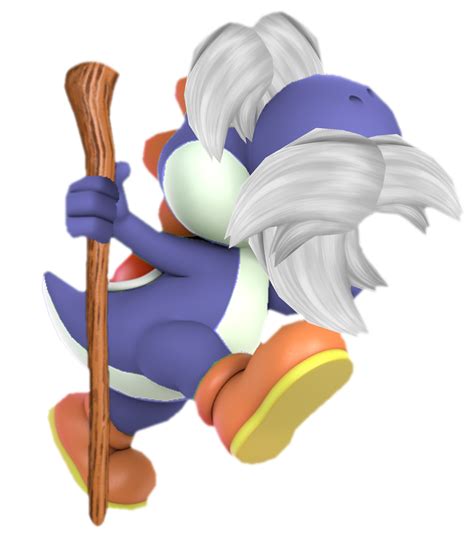 Render-Elderly Yoshi (SMW Beta) by TheNightcapKing on DeviantArt