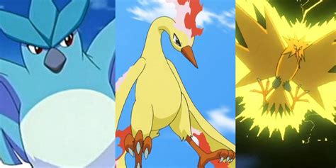 Pokémon: 13 Things You Never Knew About Articuno, Zapdos, And Moltres