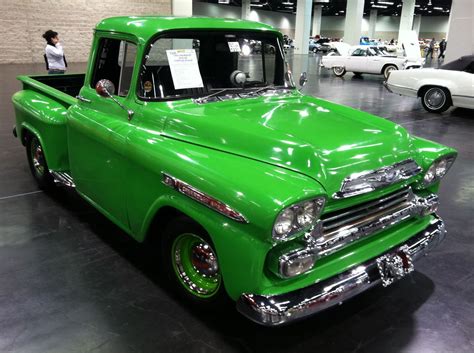 Bright green Chevy Custom Pickup Trucks, Gm Trucks, Chevy Trucks ...