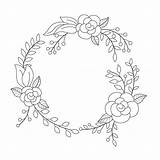 Printable Floral Hand Embroidery Patterns sketch template