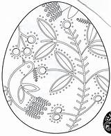 Printable Pysanky Coloring Pages sketch template