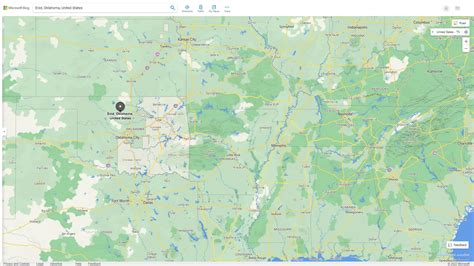 Enid Oklahoma Map - United States