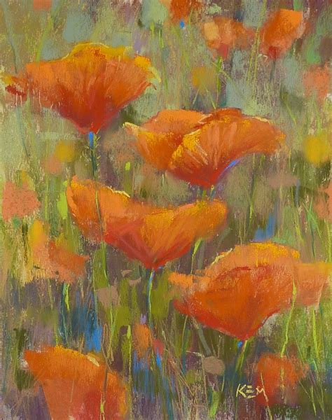 Painting My World: Four Steps to a California Poppy Painting