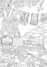 Seaside – Favoreads Coloring Club sketch template