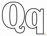 Classic Letter Q coloring Page  Free Printable Coloring Pages sketch template