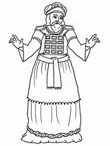 Old Testament Priest sketch template