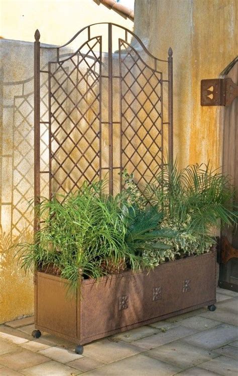 Large Planters With Trellis - Garden Plant