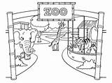 Lovely Zoo Animals Coloring Page  Free Printable Pages For Kids sketch template