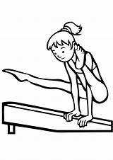 Realistic Gymnastics Coloring Pages Coloring Pages sketch template